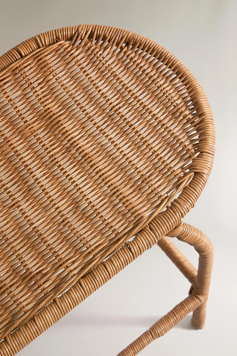 RATTAN BENCH
