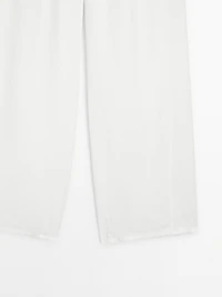 Pantalon barrel fluide couture