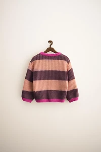 ZARA TIMELESS - GILET EN MAILLE À RAYURES