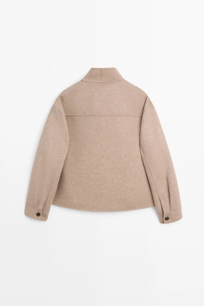 Veste courte en laine