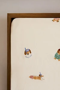 KIDS' DOGS FITTED SHEET