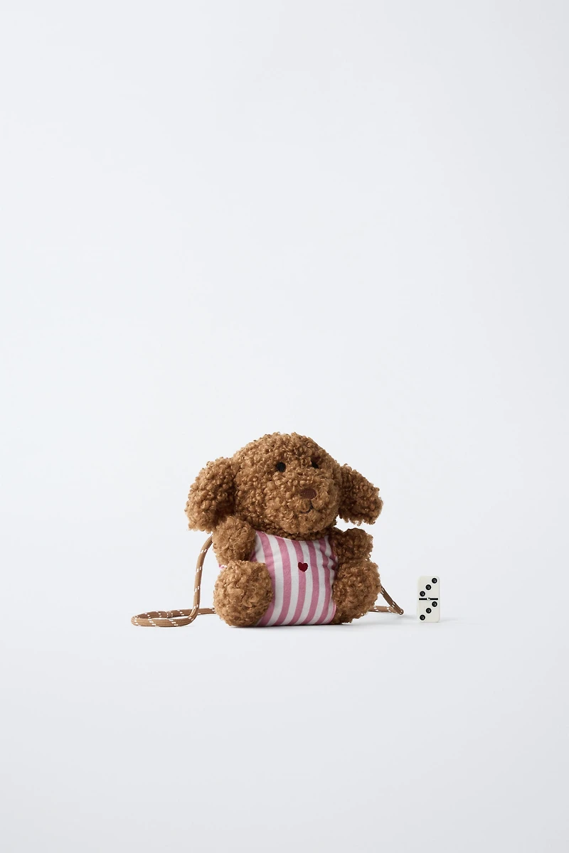 PLUSH PUPPY CROSSBODY BAG