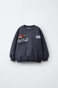 MONSTER TRUCK PRINT SWEATSHIRT