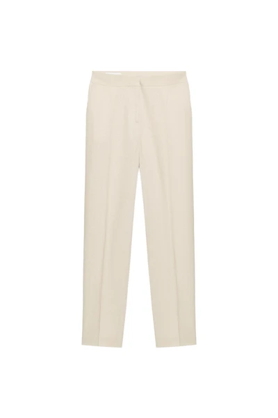 SLIM FIT LINEN PANTS