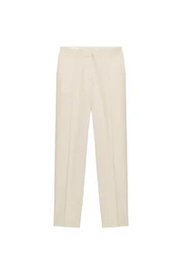 SLIM FIT LINEN PANTS