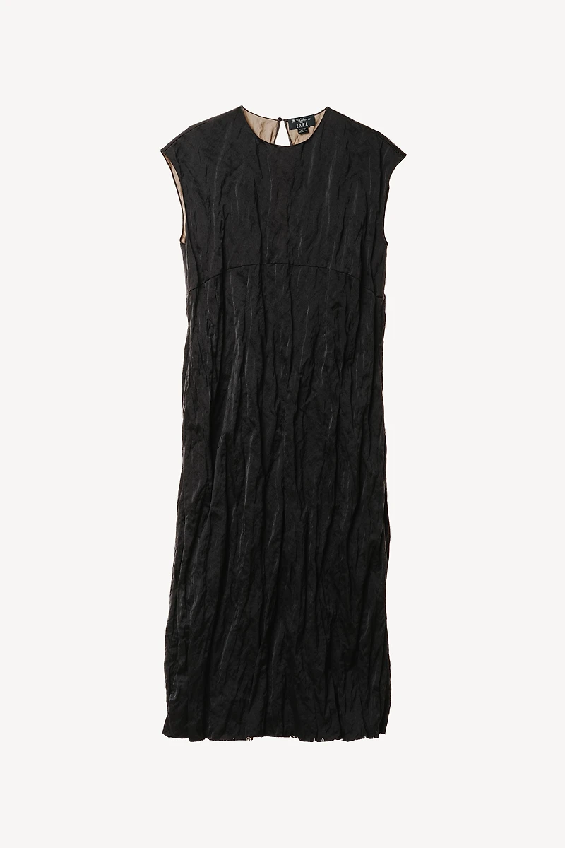 WILLY CHAVARRIA X ZARA WRINKLED MIDI DRESS