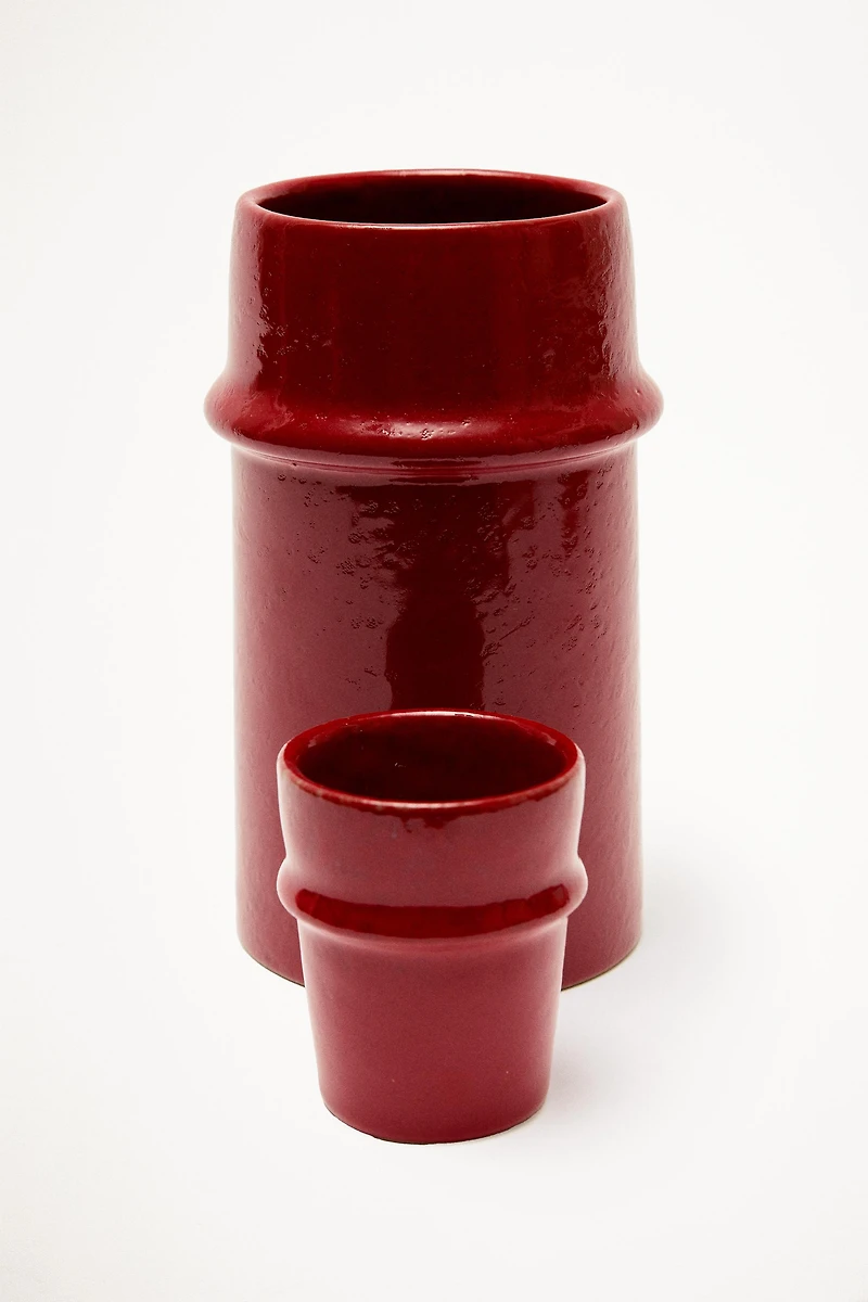 VASE RELIEF FINITION LAQUÉE