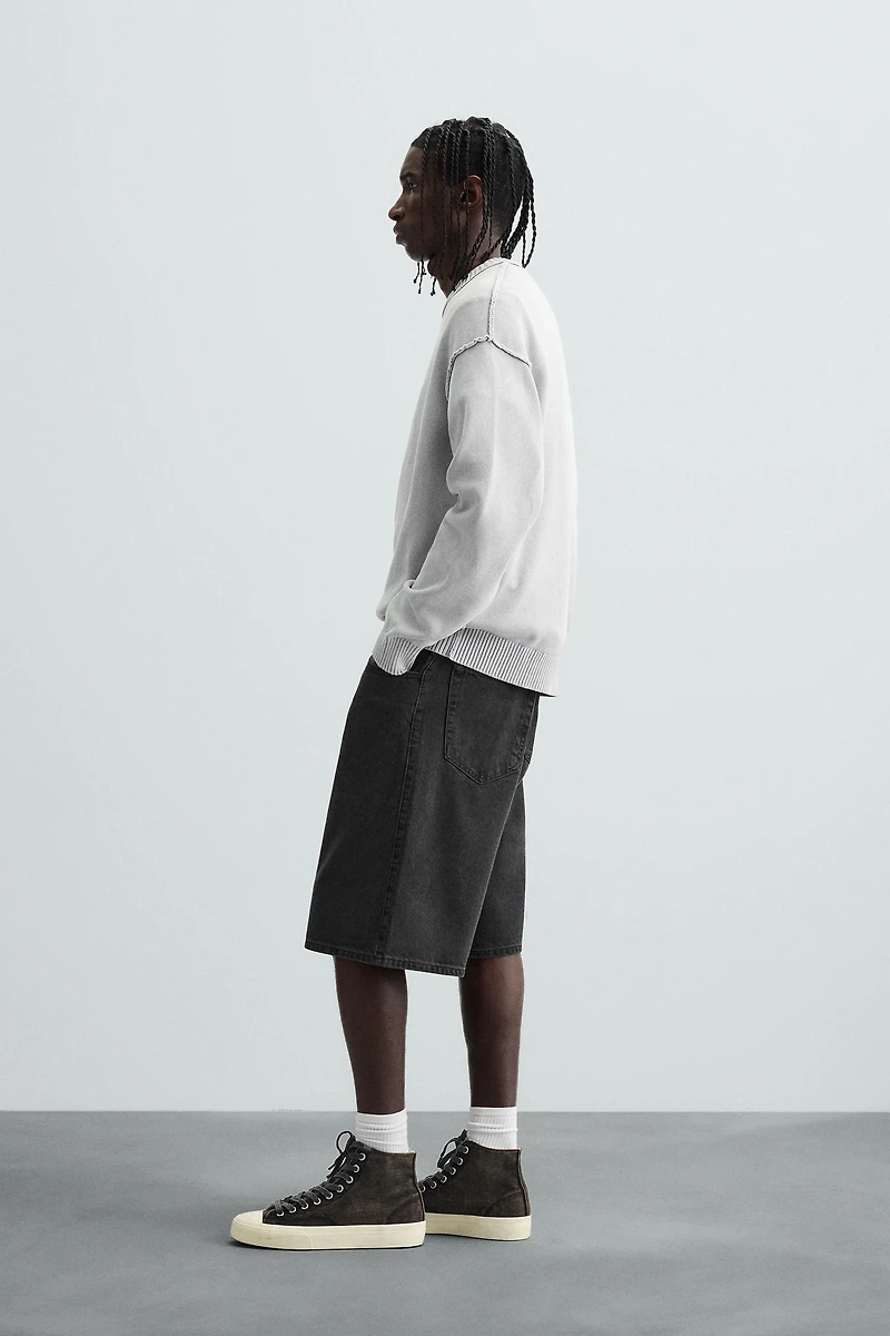 BAGGY FIT DENIM SHORTS