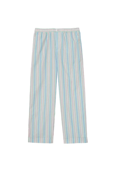 PANTALON DÉCONTRACTÉ EN JACQUARD À RAYURES