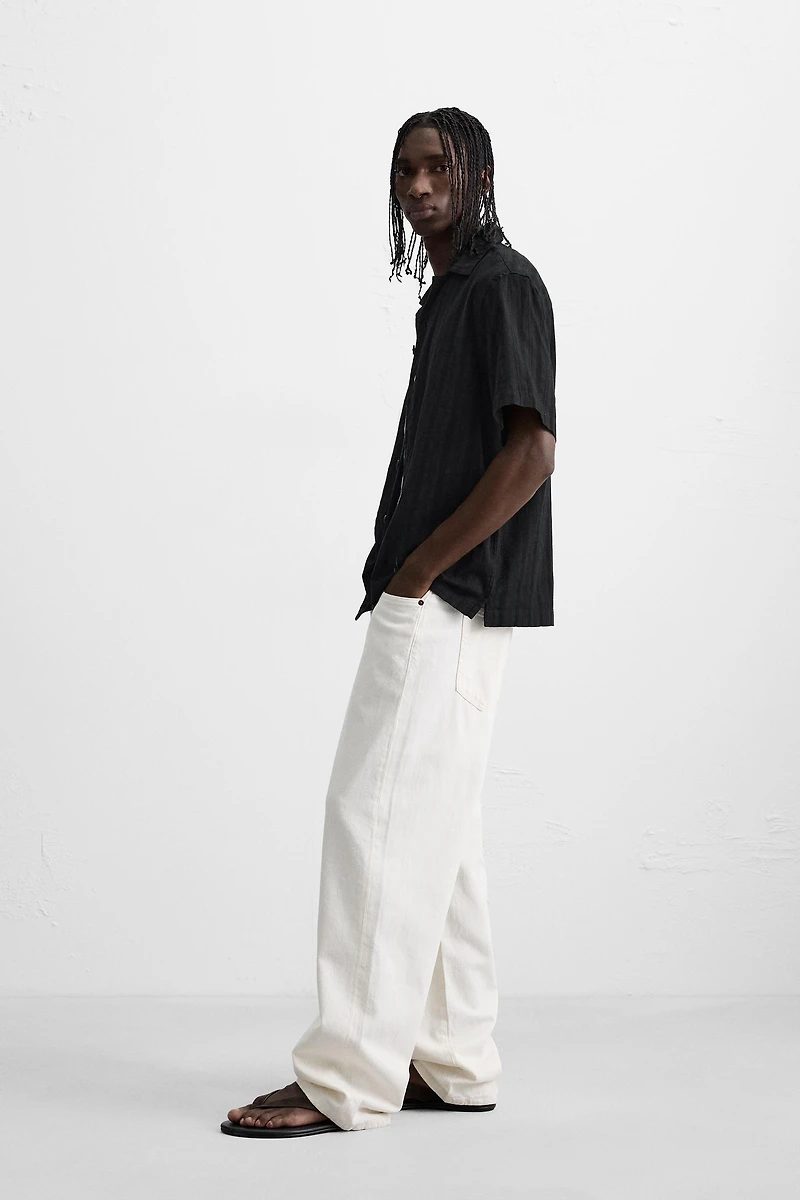 STRIPED JACQUARD SHIRT