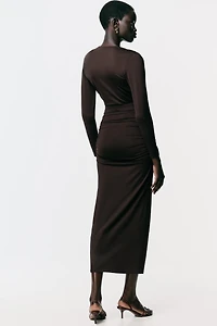 POLYAMIDE DRESS WITH HARDWARE BELT