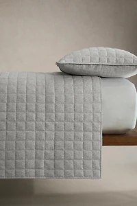 ÉDREDON JERSEY CHINÉ GRIS