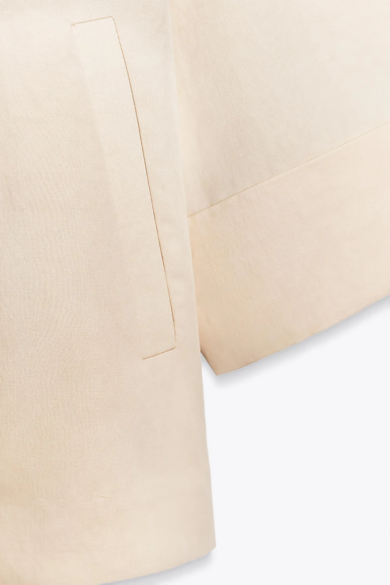 DOUBLE-BREASTED FRENCH SLEEVE BLAZER