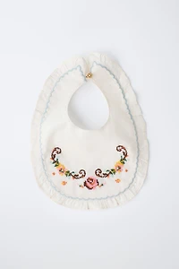 EMBROIDERED BIB