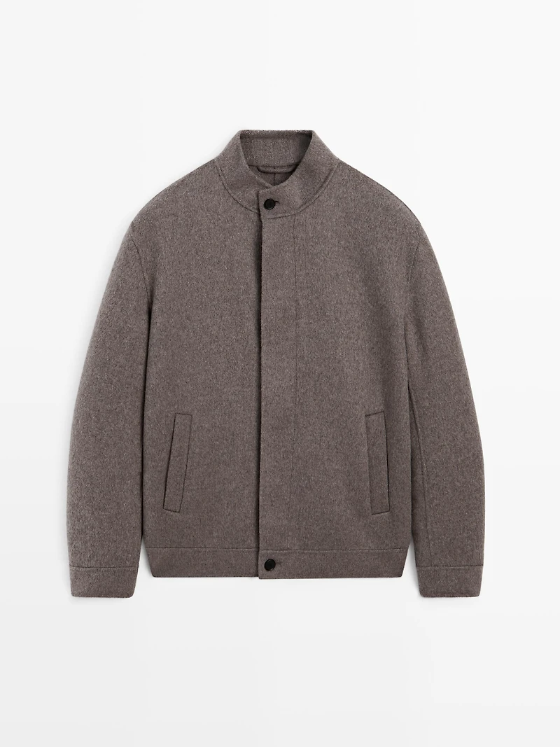 Wool blend jacket
