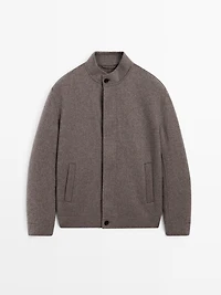 Wool blend jacket