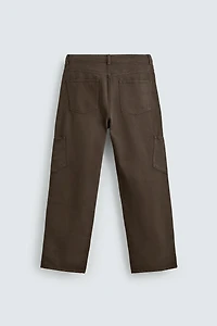 STRAIGHT FIT CARGO PANTS