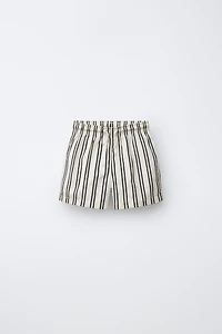 6-14 YEARS/ STRIPED SWIM SHORTS