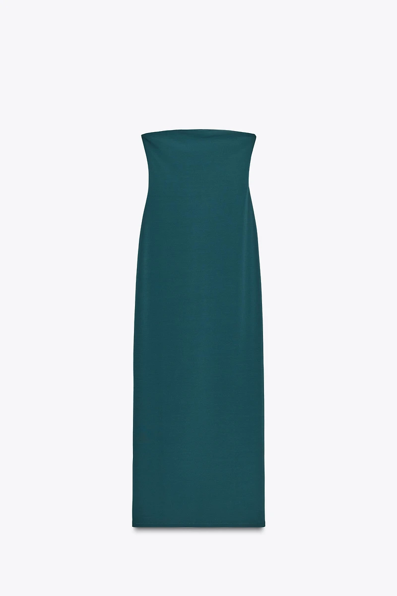 STRAPLESS DRESS