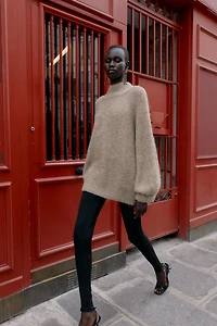 PULL EN MAILLE À MANCHES AMPLES