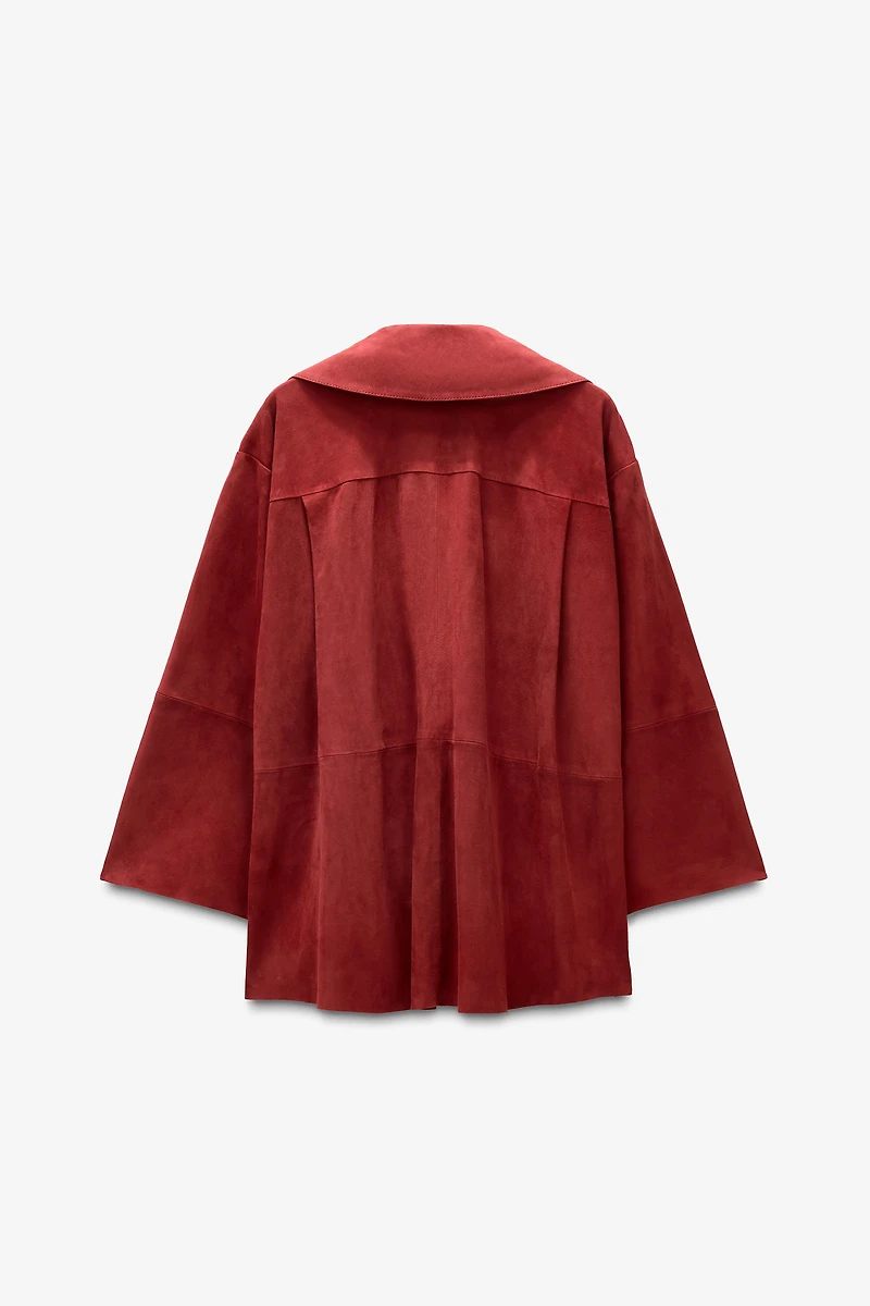 LIMITED EDITION SUEDE LEATHER POCKET SHIRT