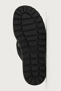 FABRIC STRAP SANDALS