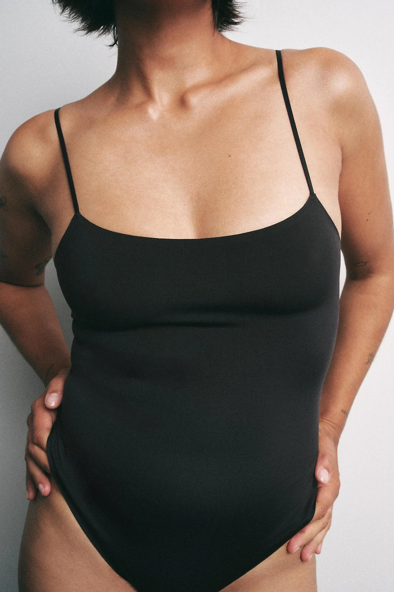 POLYAMIDE STRAPPY BODYSUIT