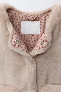 FAUX FUR VEST