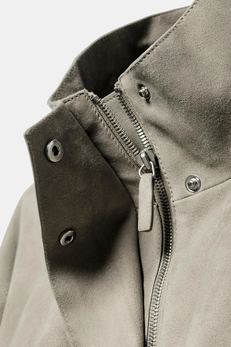 ZW COLLECTION LIMITED EDITION SUEDE LEATHER JACKET