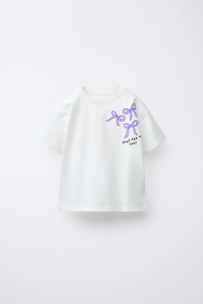 RAISED PRINT T-SHIRT