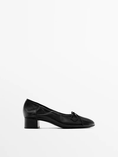 High-heel ballerinas
