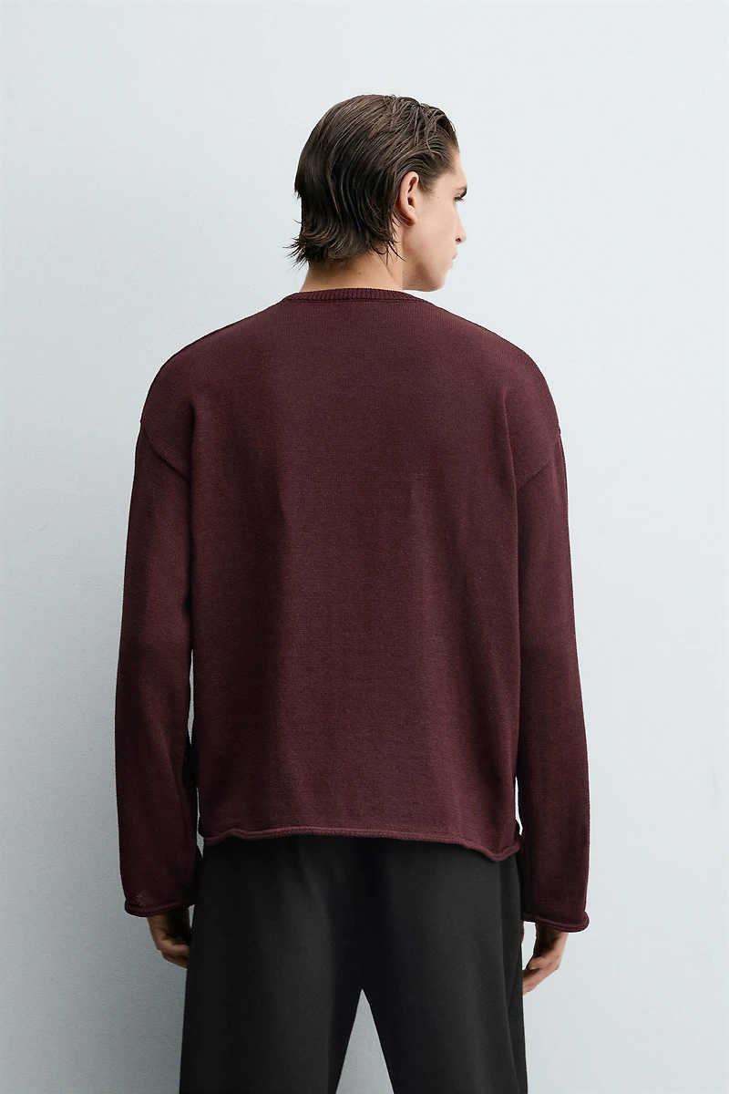 PULL STRUCTURÉ FINITIONS REVERS