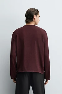 PULL STRUCTURÉ FINITIONS REVERS