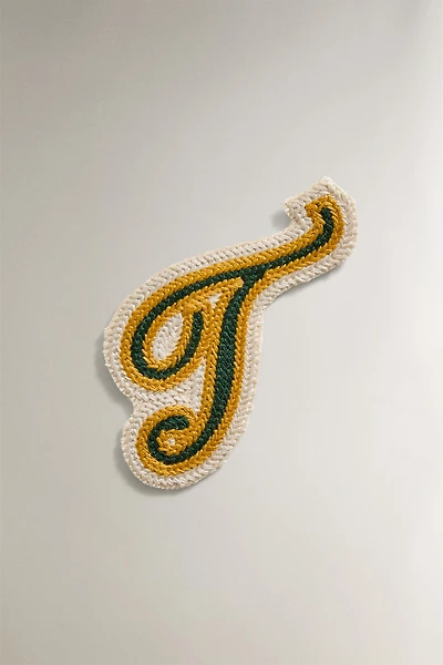 COTTON LETTER T PATCH