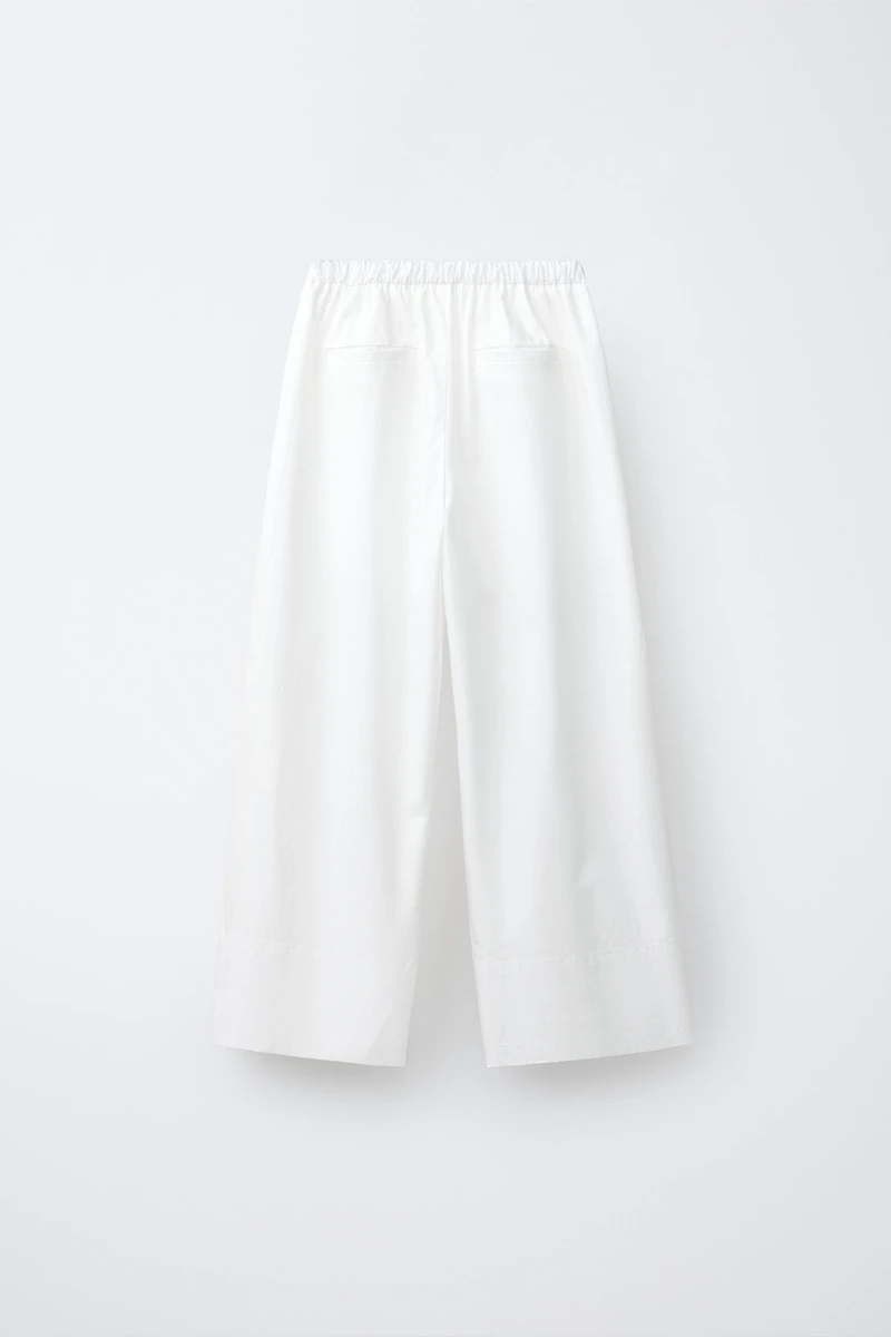 POPLIN BALLOON PANTS