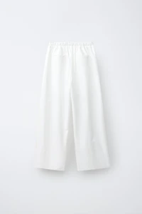 POPLIN BALLOON PANTS