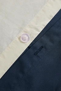 REVERSIBLE COTTON PERCALE DUVET COVER
