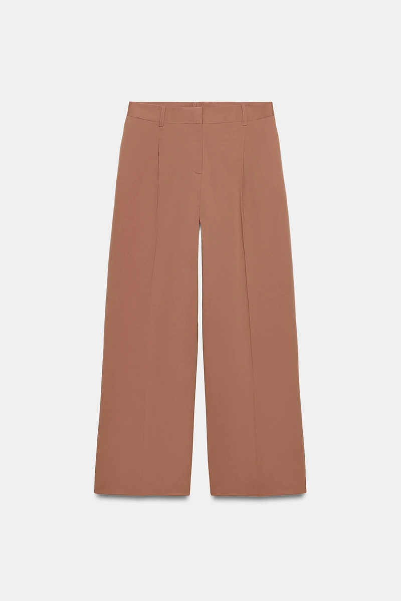 PANTALON DROIT À PINCES