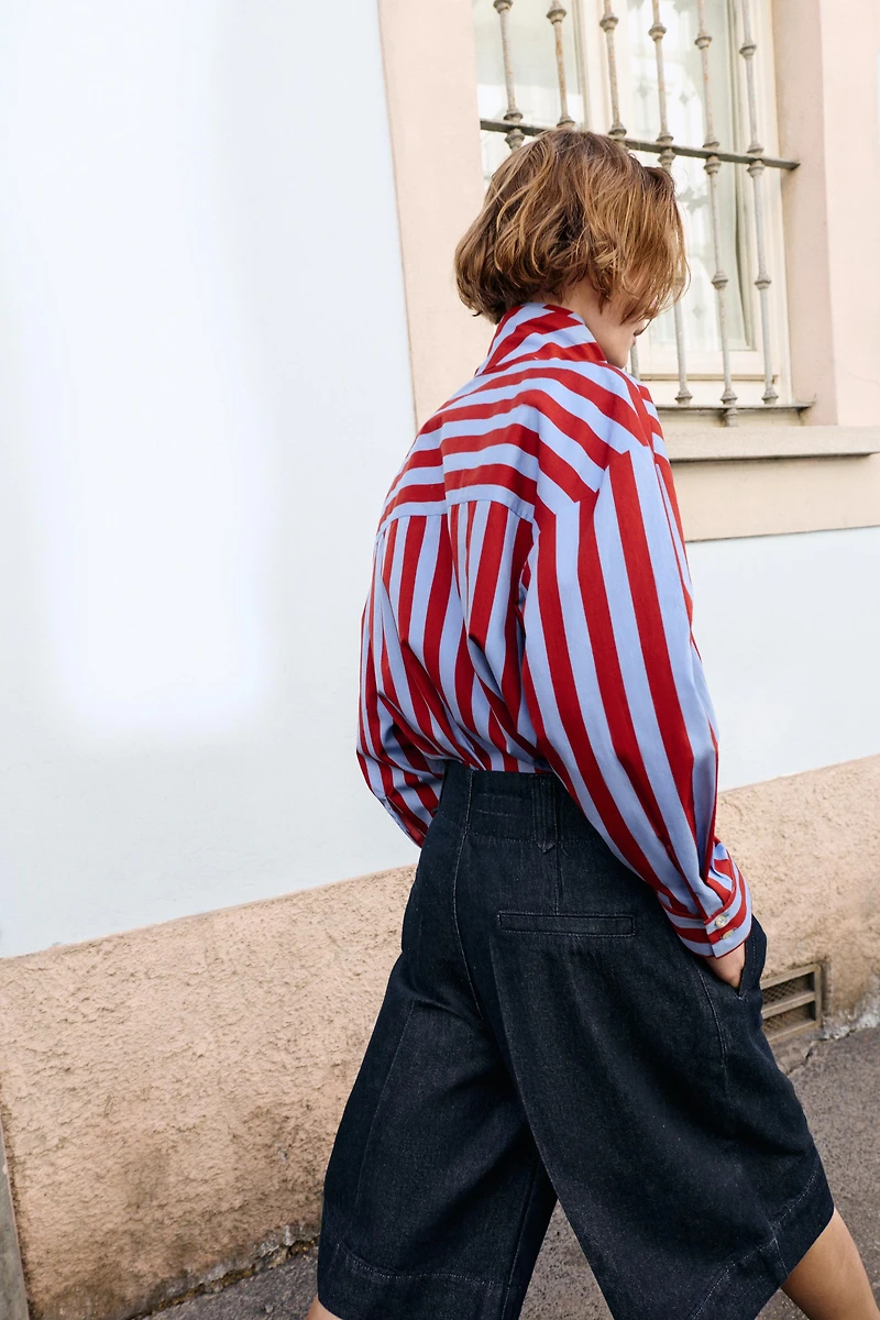 LONG PLEATED SHORTS
