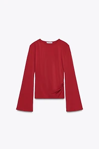 T-SHIRT PLIS MANCHES LONGUES