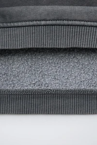 SWEAT EFFET DÉLAVÉ BRODÉ