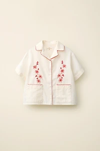 EMBROIDERED SHIRT CREATED BY CARAMEL LONDON X ZARA