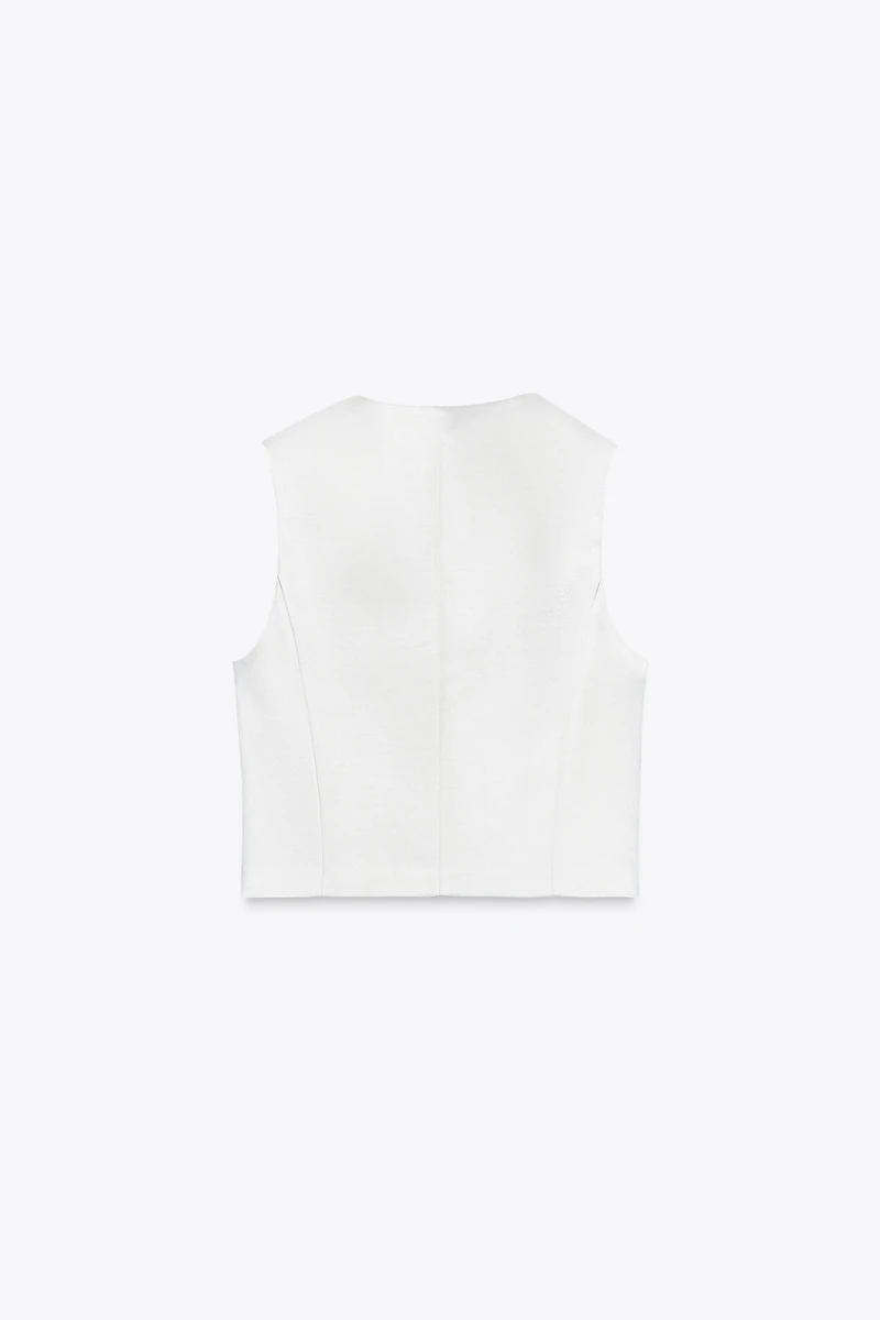 ZW COLLECTION SATIN VEST