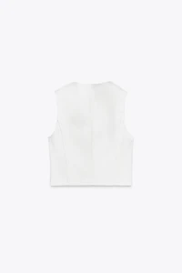 ZW COLLECTION SATIN VEST