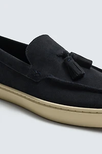 CASUAL LEATHER TASSEL LOAFERS