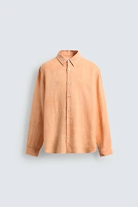 100% LINEN REGULAR FIT SHIRT