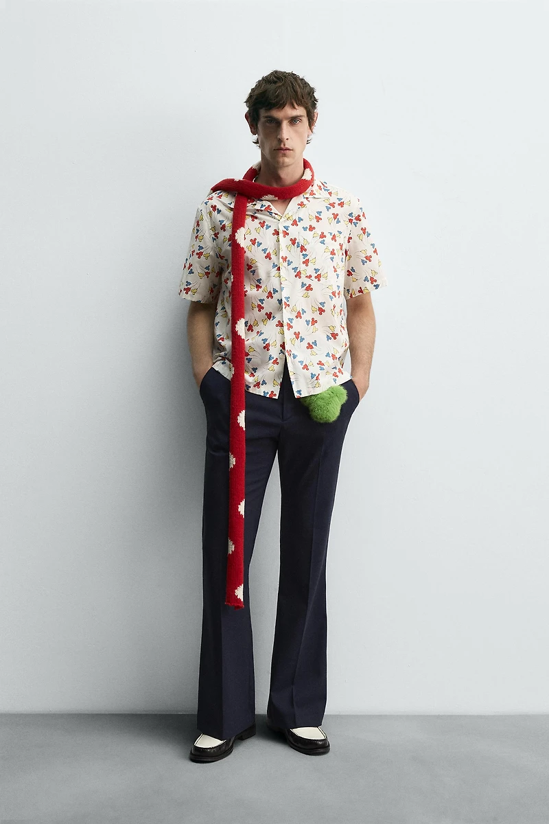 CHEMISE BALLONS MICKEY MOUSE HARRY LAMBERT FOR ZARA X DISNEY