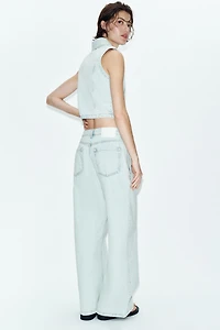Z1975 LOW-RISE CROSSED JEANS