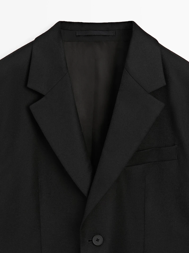 Flannel suit blazer - LIMITED