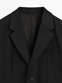 Flannel suit blazer - LIMITED